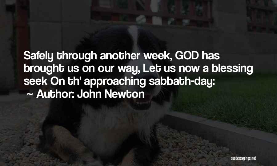 Another Day Another Blessing Quotes By John Newton