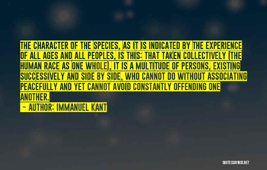 Another Human Species Quotes By Immanuel Kant