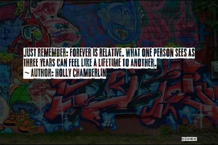 Another Lifetime Quotes By Holly Chamberlin