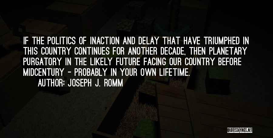 Another Lifetime Quotes By Joseph J. Romm