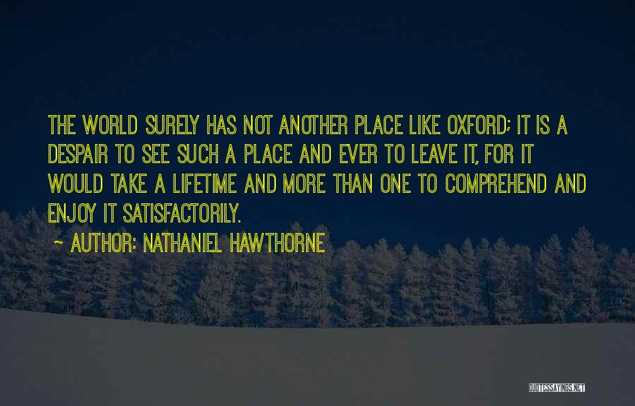 Another Lifetime Quotes By Nathaniel Hawthorne