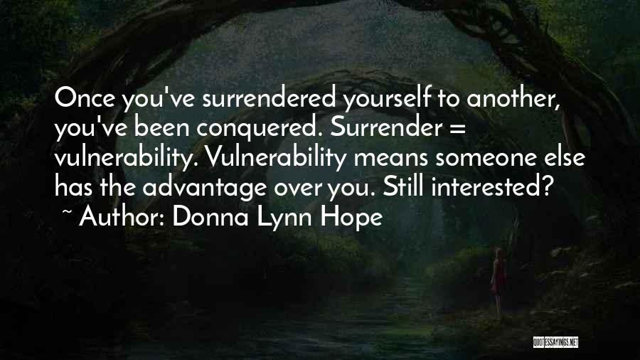Another Love Quotes By Donna Lynn Hope