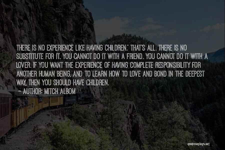 Another Lover Quotes By Mitch Albom