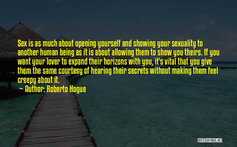 Another Lover Quotes By Roberto Hogue