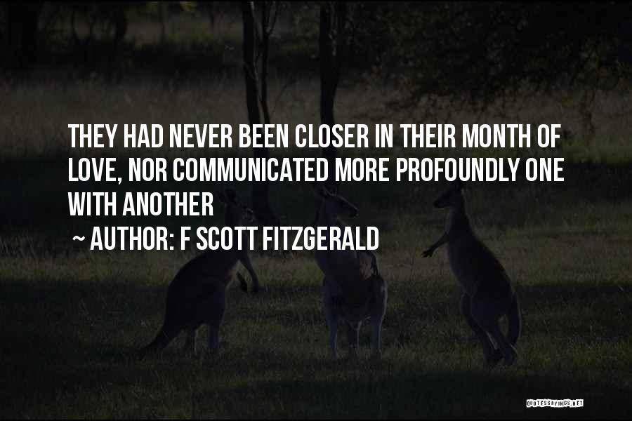 Another Month Quotes By F Scott Fitzgerald