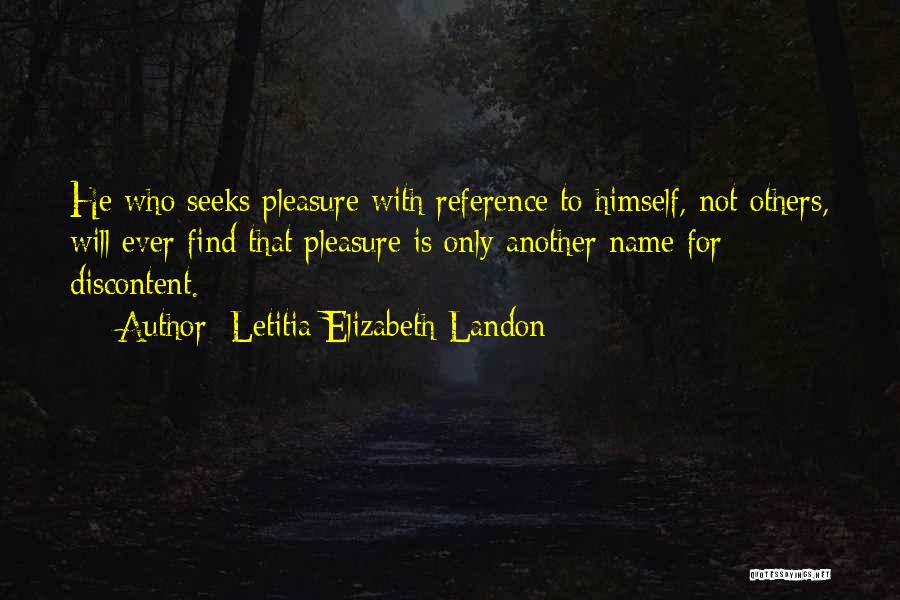 Another Names For Quotes By Letitia Elizabeth Landon