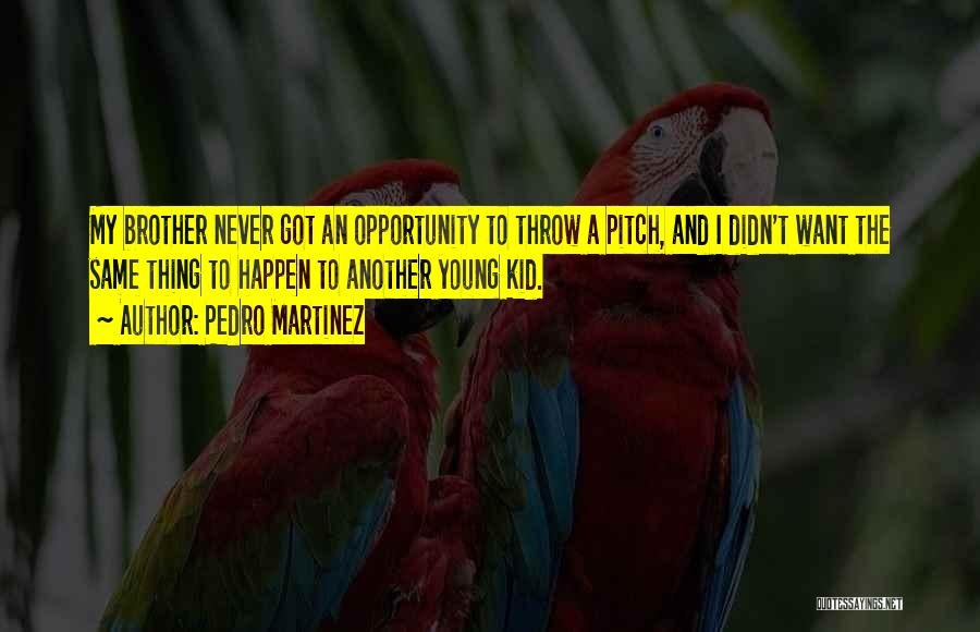 Another Opportunity Quotes By Pedro Martinez
