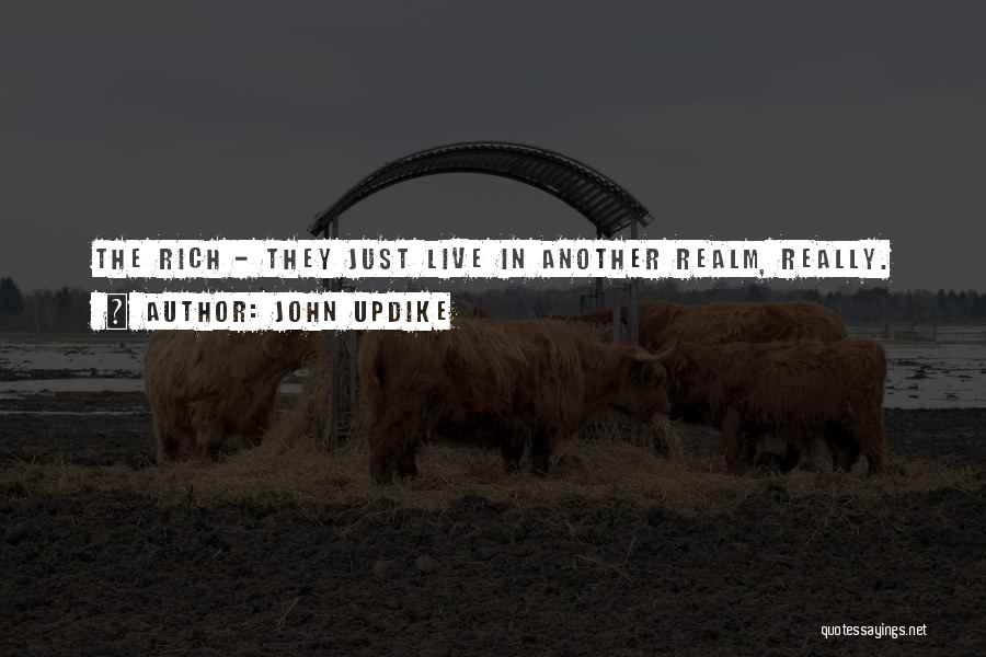 Another Realm Quotes By John Updike