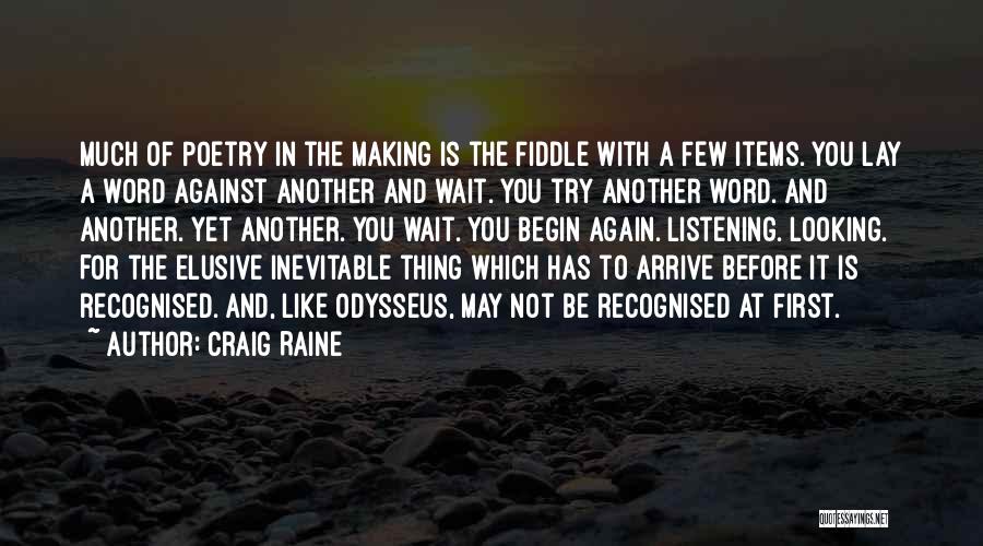 Another Word For Quotes By Craig Raine