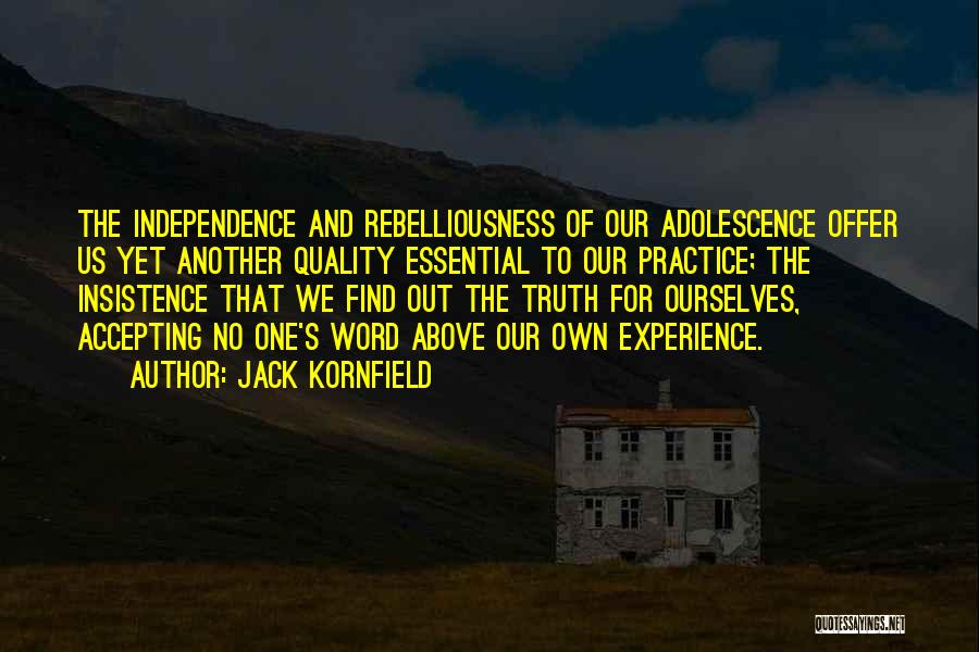 Another Word For Quotes By Jack Kornfield