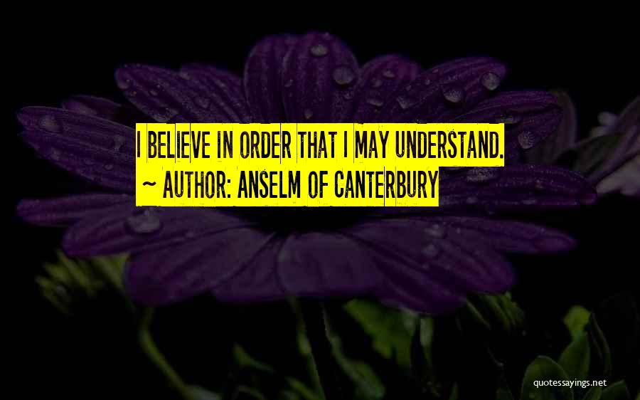 Anselm Of Canterbury Quotes 209145