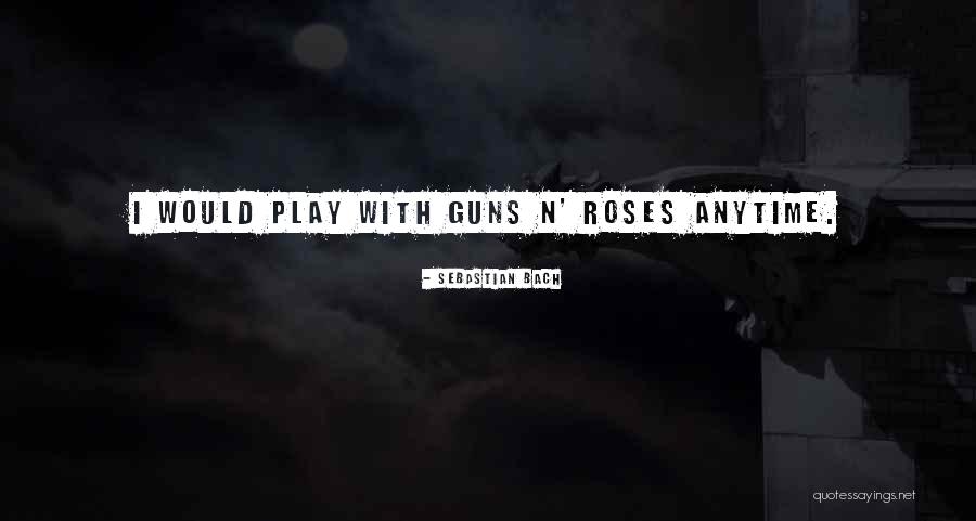 Ansje Koops Quotes By Sebastian Bach