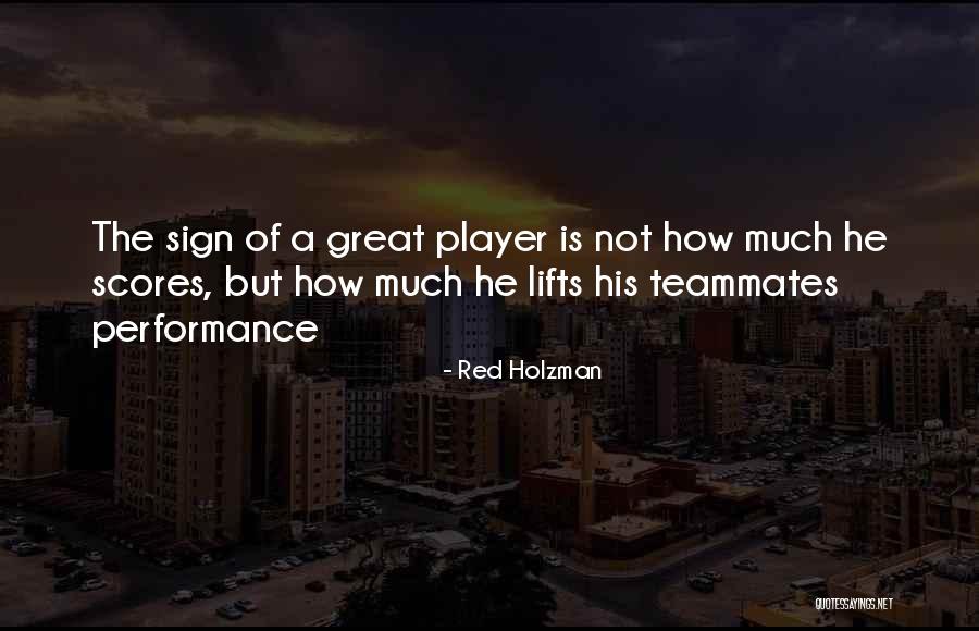 Anspruch Englisch Quotes By Red Holzman