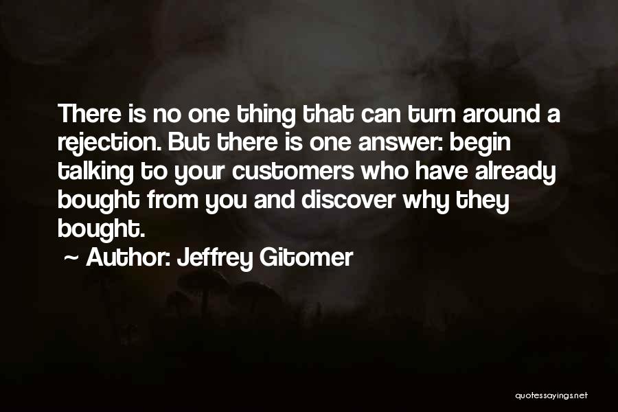 Answer Is No Quotes By Jeffrey Gitomer