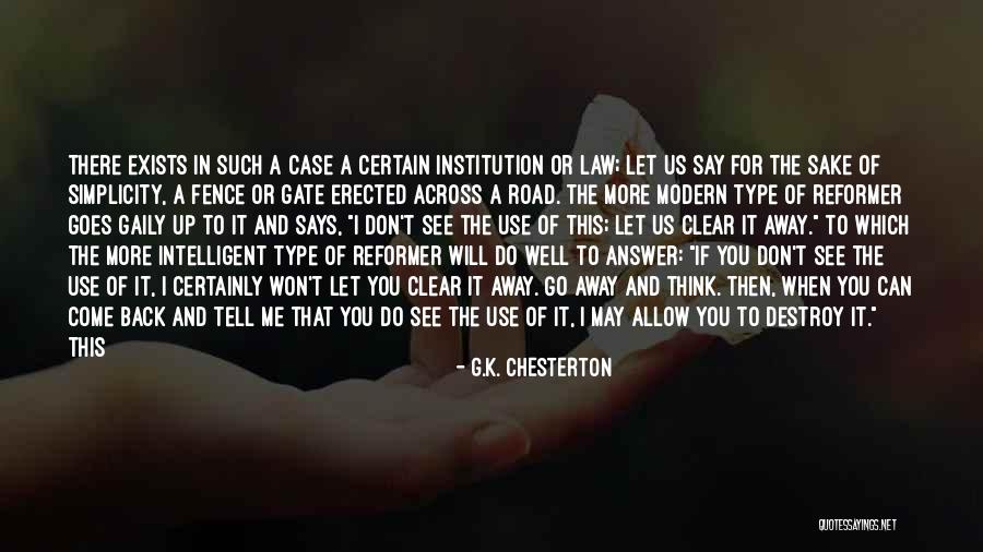 Answer Me Back Quotes By G.K. Chesterton