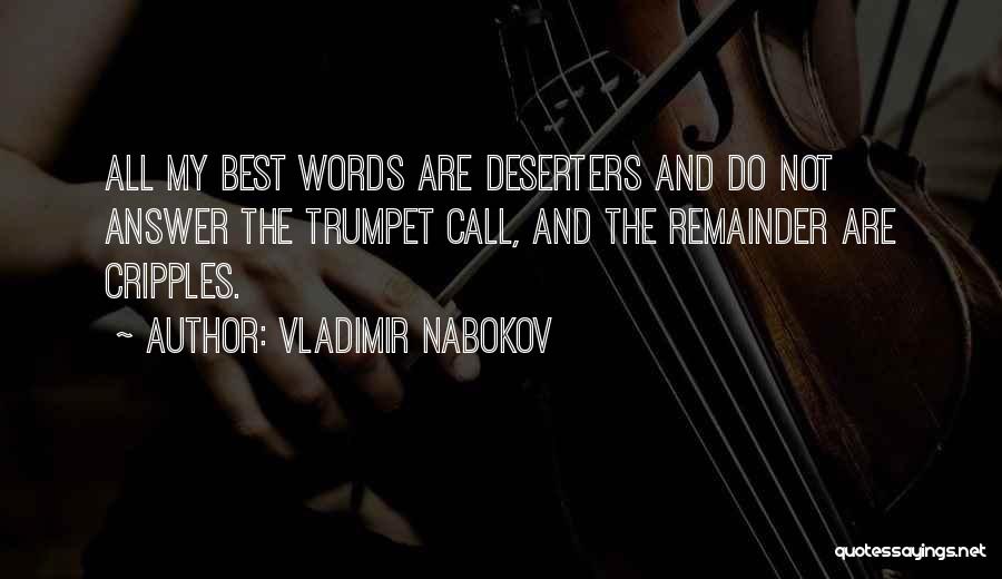 Answer My Call Quotes By Vladimir Nabokov