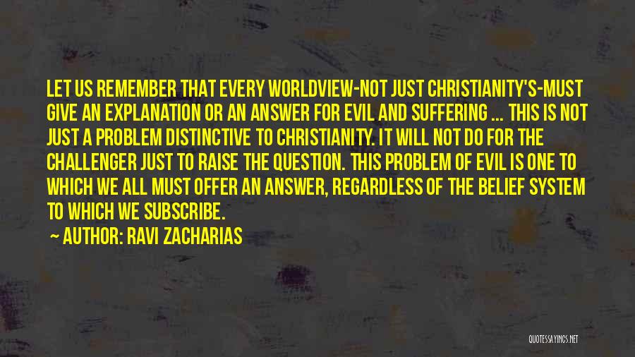 Answer The Question Quotes By Ravi Zacharias