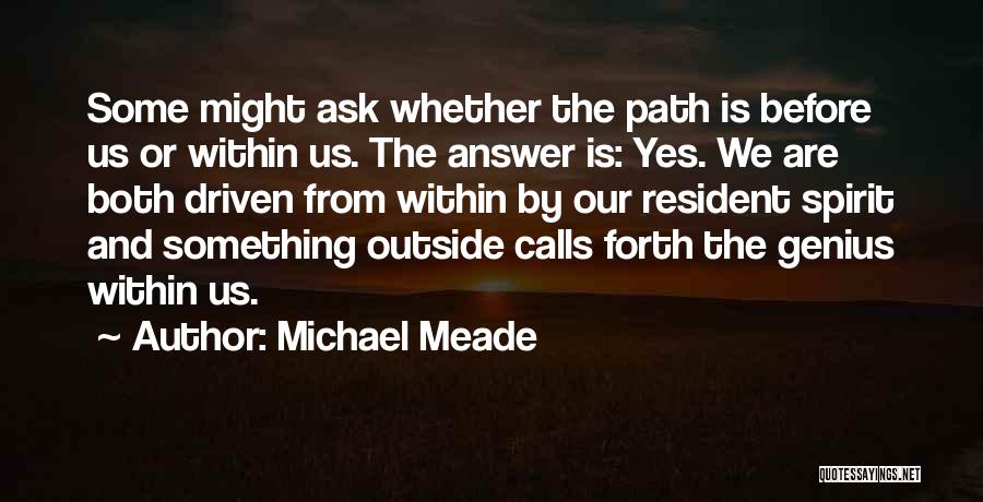 Answer Your Calling Quotes By Michael Meade