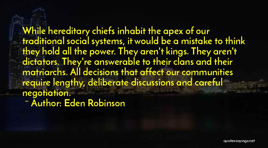 Answerable Quotes By Eden Robinson
