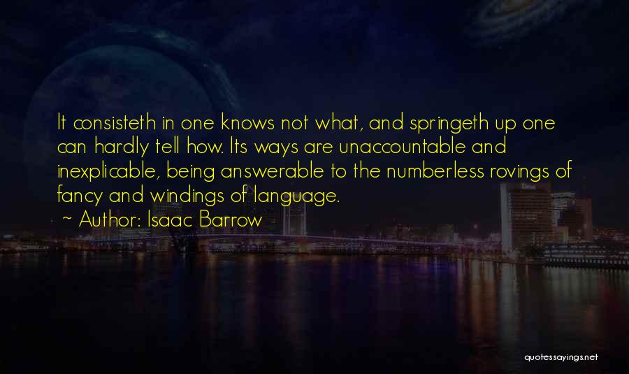 Answerable Quotes By Isaac Barrow