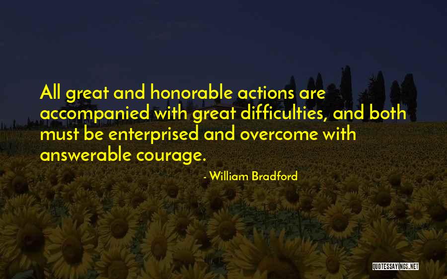 Answerable Quotes By William Bradford