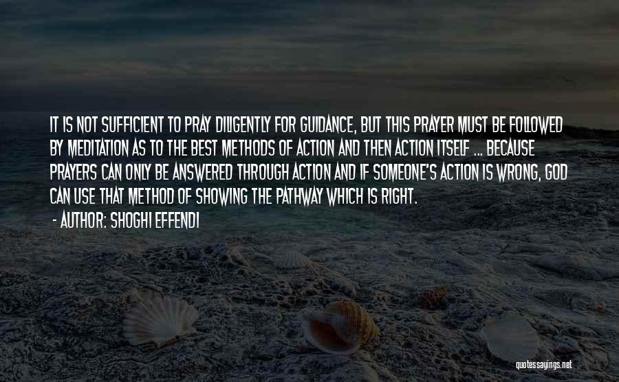 Answered Prayers Quotes By Shoghi Effendi