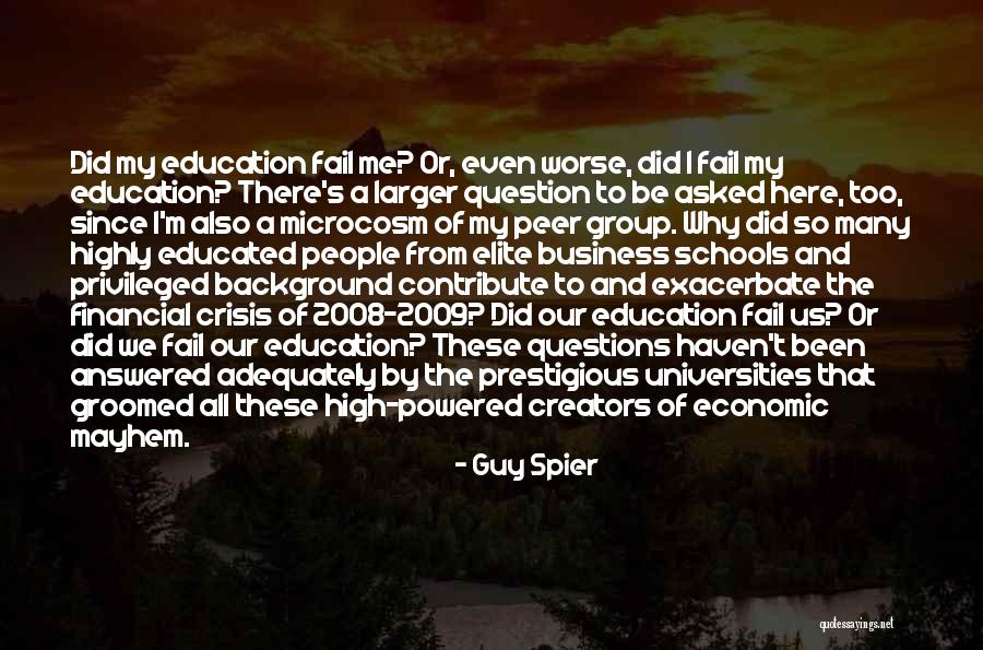 Answered Questions Quotes By Guy Spier