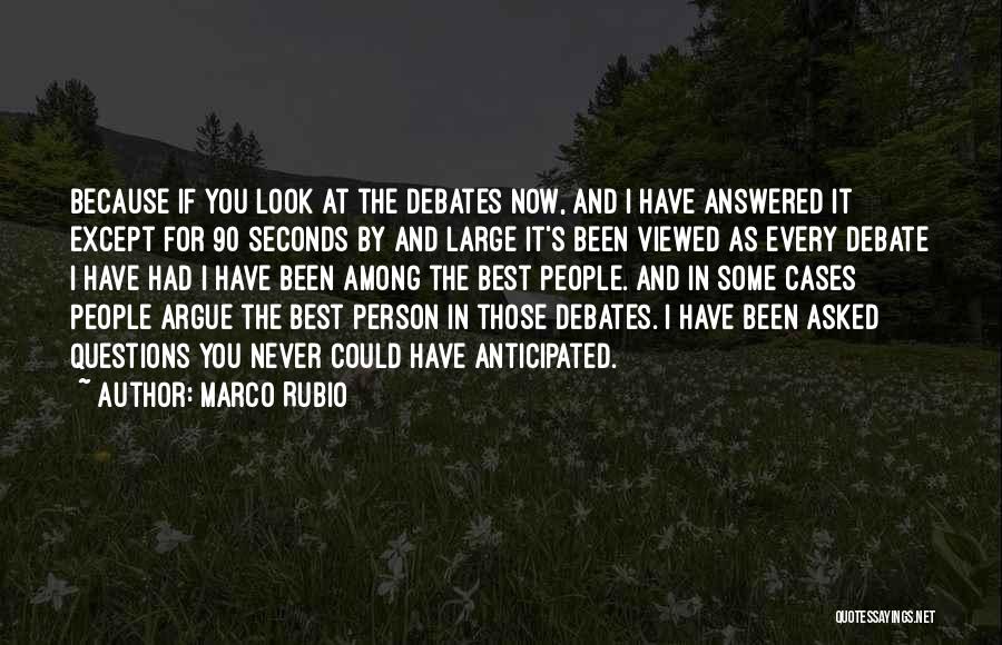 Answered Questions Quotes By Marco Rubio