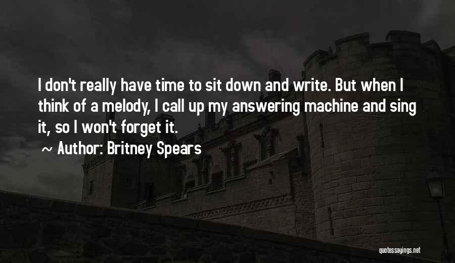 Answering Machine Quotes By Britney Spears