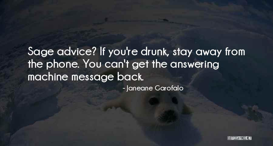 Answering Machine Quotes By Janeane Garofalo