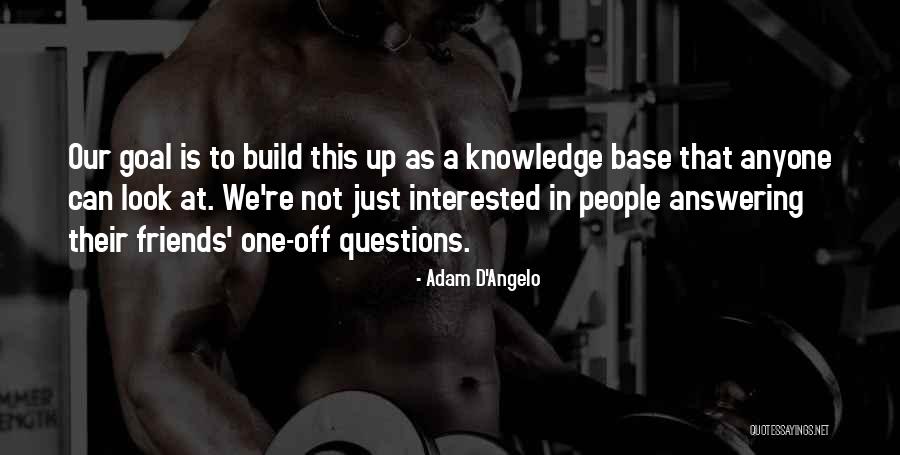 Answering Questions Quotes By Adam D'Angelo Answering Questions Quotes By Adam D'Angelo
