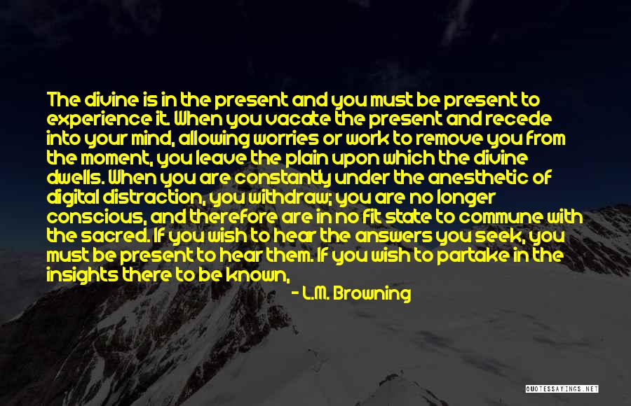 Answers And Insights Quotes By L.M. Browning Answers And Insights Quotes By L.M. Browning