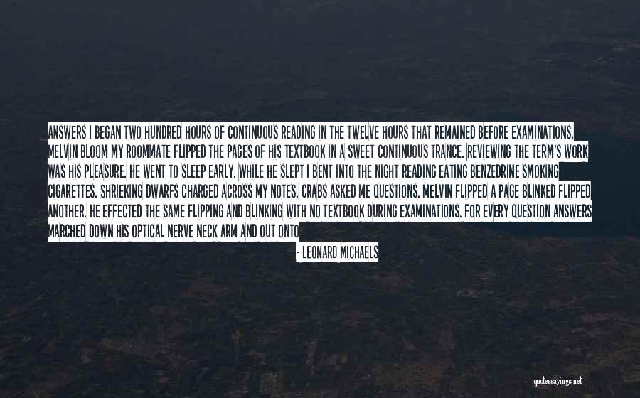 Answers And Work Quotes By Leonard Michaels Answers And Work Quotes By Leonard Michaels