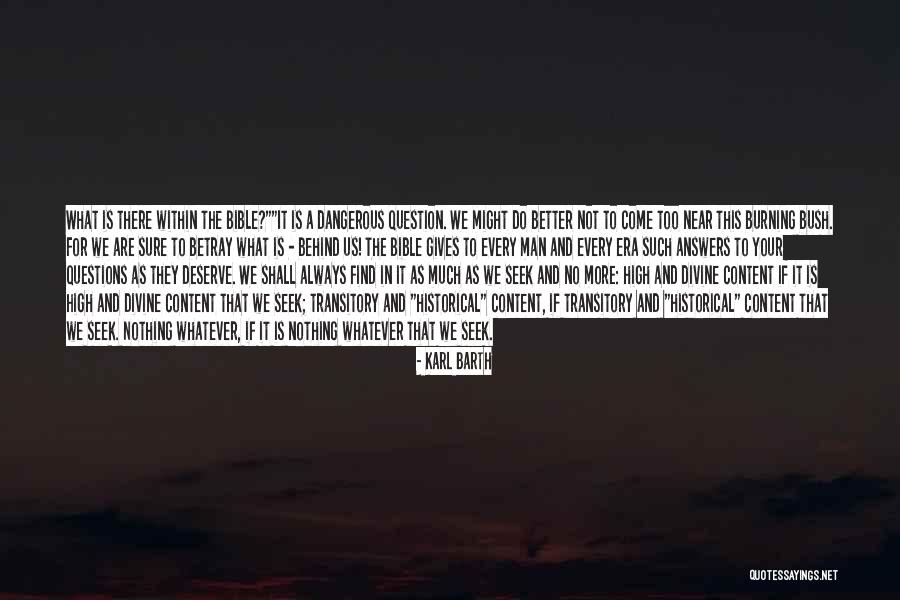 Answers Are Within You Quotes By Karl Barth Answers Are Within You Quotes By Karl Barth