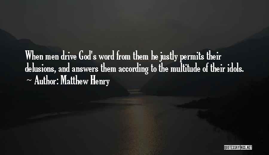 Answers From God Quotes By Matthew Henry