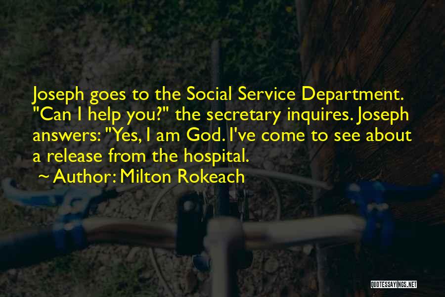 Answers From God Quotes By Milton Rokeach