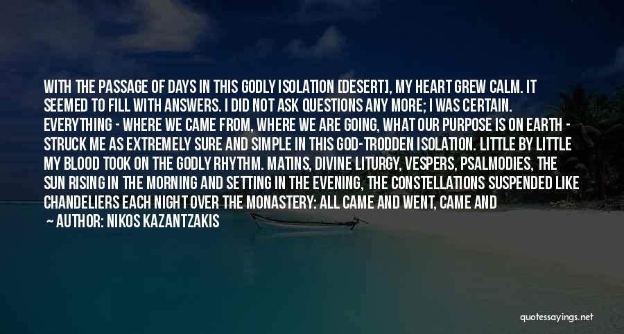 Answers From God Quotes By Nikos Kazantzakis
