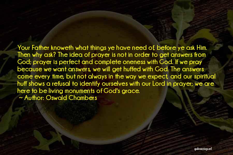 Answers From God Quotes By Oswald Chambers