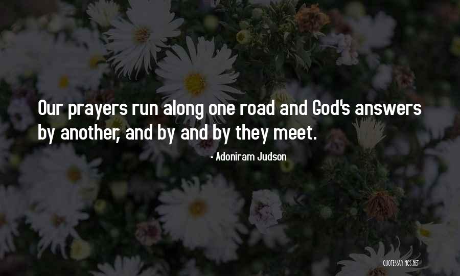 Answers Prayers Quotes By Adoniram Judson