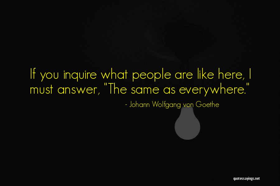 Answers Quotes By Johann Wolfgang Von Goethe