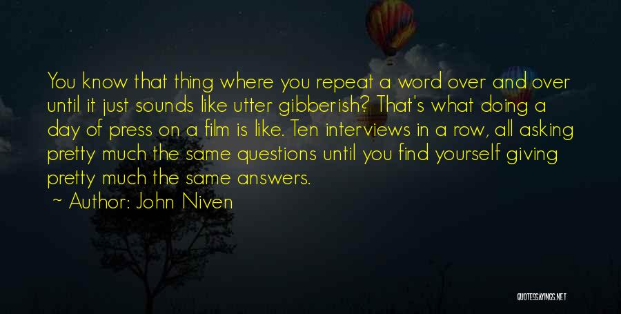 Answers Quotes By John Niven