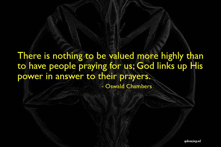 Answers Quotes By Oswald Chambers