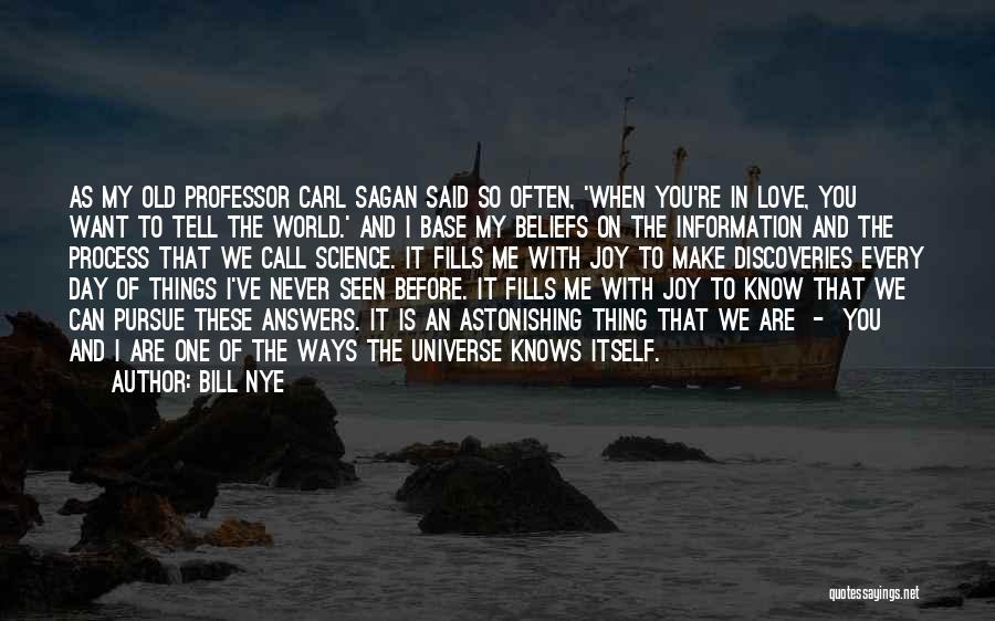 Answers To Love Quotes By Bill Nye