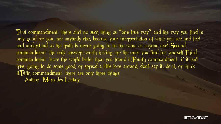 Answers To Love Quotes By Mercedes Lackey