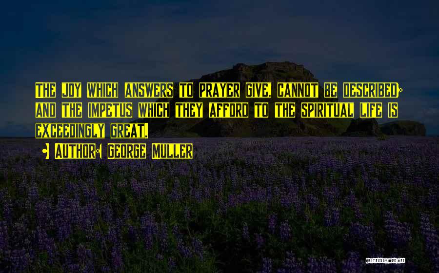 Answers To Prayer Quotes By George Muller