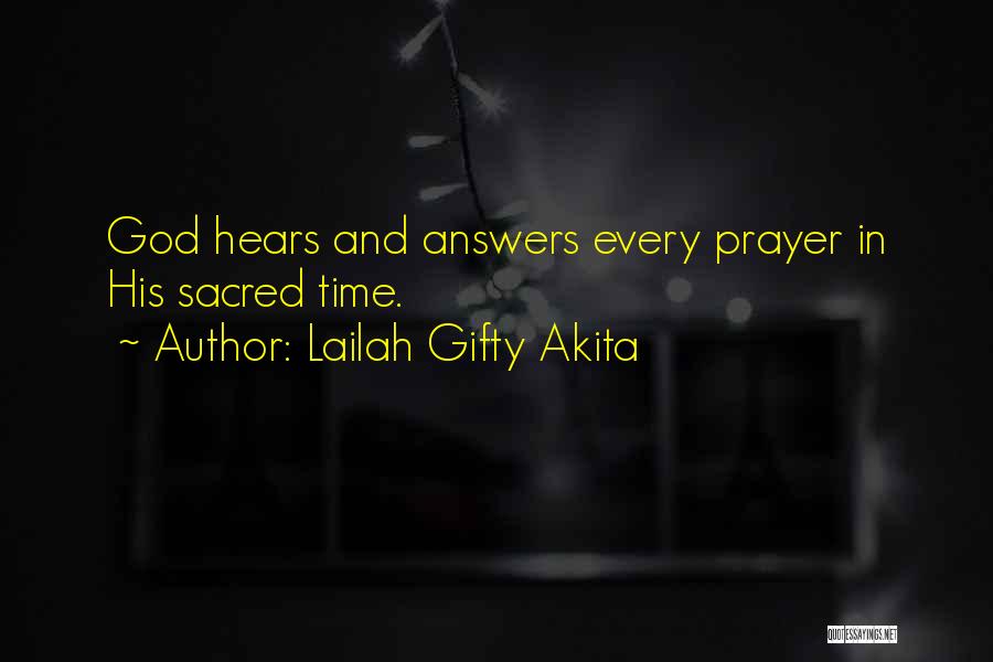 Answers To Prayer Quotes By Lailah Gifty Akita