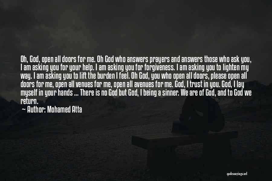 Answers To Prayer Quotes By Mohamed Atta