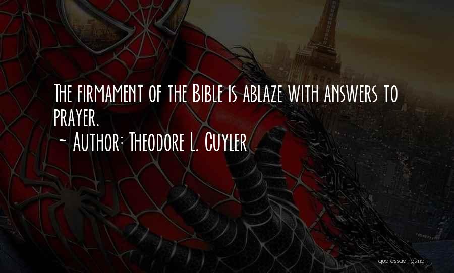 Answers To Prayer Quotes By Theodore L. Cuyler