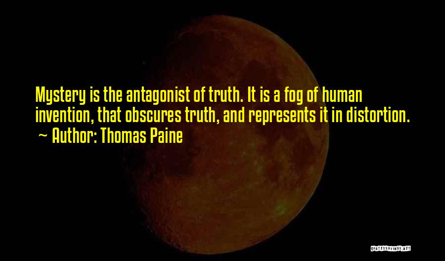 Antagonist Quotes By Thomas Paine