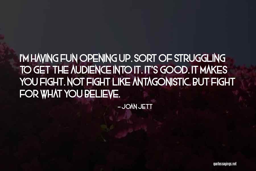 Antagonistic Quotes By Joan Jett Antagonistic Quotes By Joan Jett
